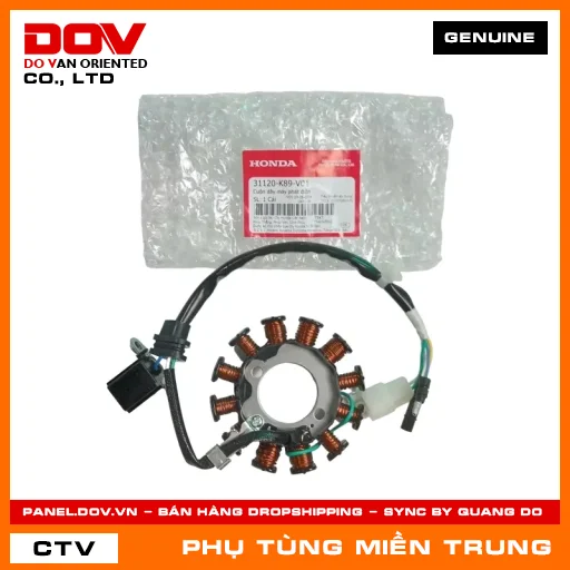 CUỘN DÂY MÁY PHÁT ĐIỆN HONDA CHÍNH HÃNG (MÃ: 31120K89V01) — 31120K89V01