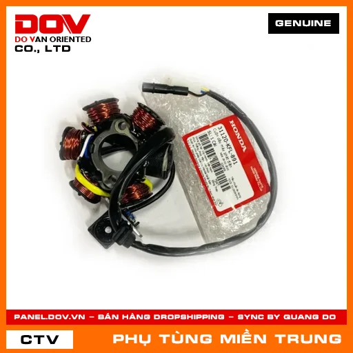 CUỘN DÂY MÁY PHÁT ĐIỆN HONDA CHÍNH HÃNG (MÃ: 31120KFL891) — 31120KFL891