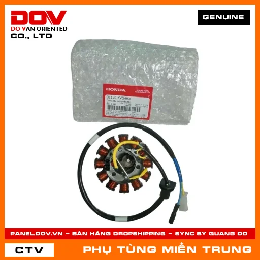 CUỘN DÂY MÁY PHÁT ĐIỆN HONDA CHÍNH HÃNG (MÃ: 31120KVG951) — 31120KVG951