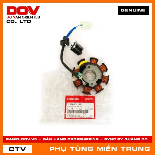 CUỘN DÂY MÁY PHÁT ĐIỆN HONDA CHÍNH HÃNG (MÃ: 31120KVL931) — 31120KVL931