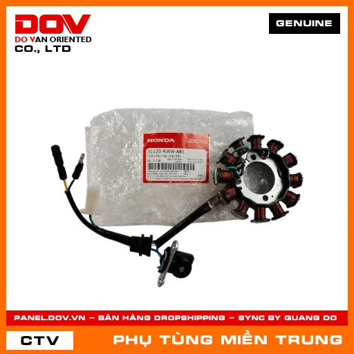 CUỘN DÂY MÁY PHÁT ĐIỆN HONDA CHÍNH HÃNG (MÃ: 31120KWWA81) — 31120KWWA81