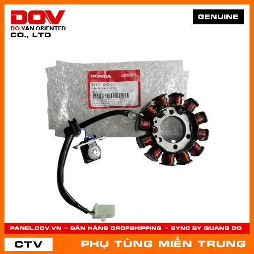 CUỘN DÂY MÁY PHÁT ĐIỆN HONDA CHÍNH HÃNG (MÃ: 31120KYZ901) — 31120KYZ901