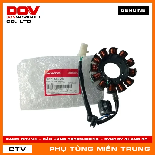 CUỘN DÂY MÁY PHÁT ĐIỆN HONDA CHÍNH HÃNG (MÃ: 31120KYZG01) — 31120KYZG01