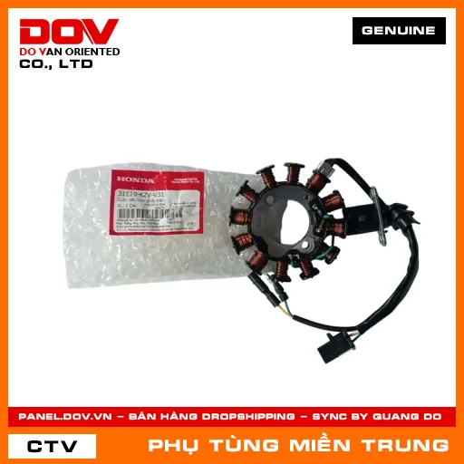 CUỘN DÂY MÁY PHÁT ĐIỆN HONDA CHÍNH HÃNG (MÃ: 31120KZVV31) — 31120KZVV31