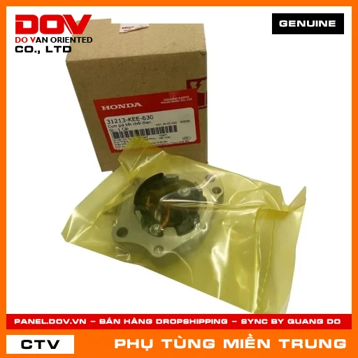 CỤM GIÁ BẮT CHỔI THAN HONDA CHÍNH HÃNG (MÃ: 31213KEE630) — 31213KEE630