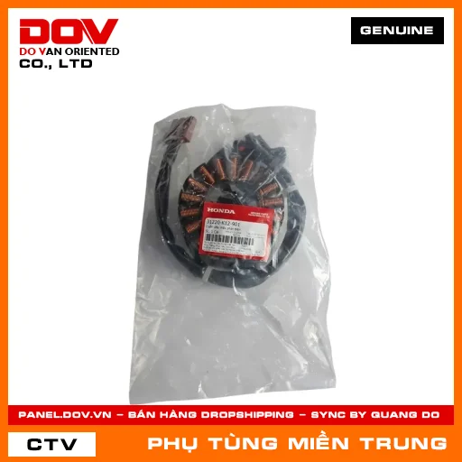 CUỘN DÂY MÁY PHÁT ĐIỆN HONDA CHÍNH HÃNG (MÃ: 31220K12901) — 31220K12901