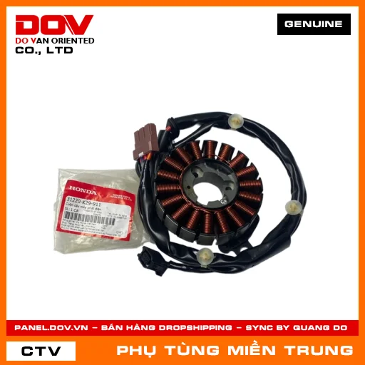 CUỘN DÂY MÁY PHÁT ĐIỆN HONDA CHÍNH HÃNG (MÃ: 31220K29911) — 31220K29911