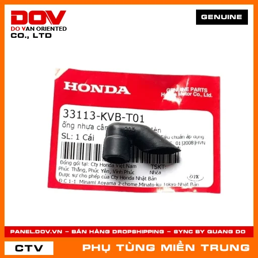 ỐNG NHỰA CÂN BẰNG NHIỆT ĐÈN HONDA CHÍNH HÃNG (MÃ: 33113KVBT01) — 33113KVBT01