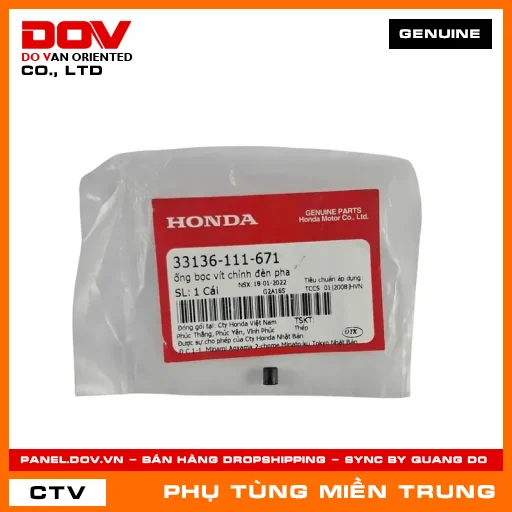 ỐNG BỌC VÍT CHỈNH ĐÈN PHA HONDA CHÍNH HÃNG (MÃ: 33136111671) — 33136111671