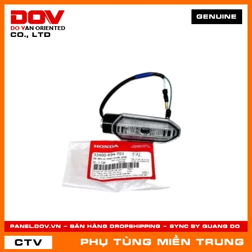 BỘ ĐÈN XI NHAN TRƯỚC PHẢI HONDA CHÍNH HÃNG (MÃ: 33400K94T01) — 33400K94T01