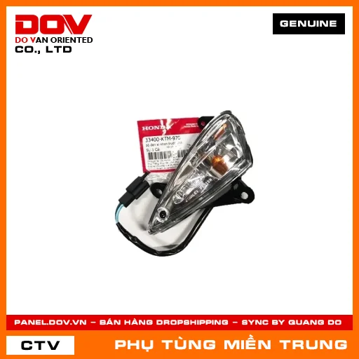 BỘ ĐÈN XI NHAN TRƯỚC PHẢI HONDA CHÍNH HÃNG (MÃ: 33400KTM970) — 33400KTM970