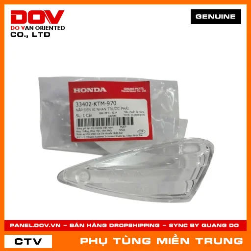 NẮP ĐÈN XI NHAN TRƯỚC PHẢI HONDA CHÍNH HÃNG (MÃ: 33402KTM970) — 33402KTM970