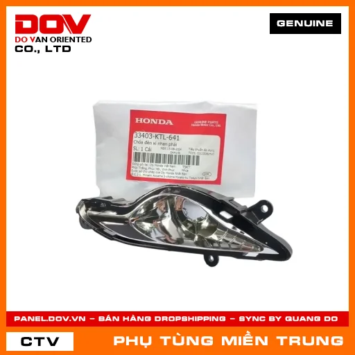 CHÓA ĐÈN XI NHAN PHẢI HONDA CHÍNH HÃNG (MÃ: 33403KTL641) — 33403KTL641