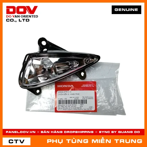 CHÓA ĐÈN XI NHAN PHẢI HONDA CHÍNH HÃNG (MÃ: 33403KTM970) — 33403KTM970