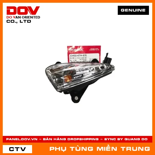 BỘ ĐÈN XI NHAN TRƯỚC TRÁI HONDA CHÍNH HÃNG (MÃ: 33450KTM970) — 33450KTM970