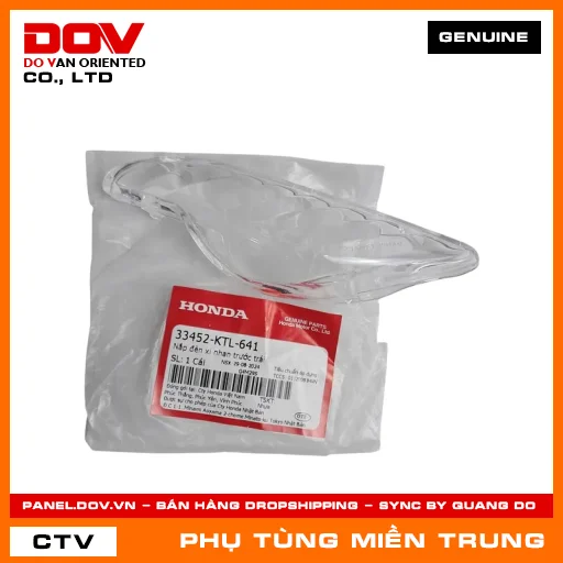 NẮP ĐÈN XI NHAN TRƯỚC TRÁI HONDA CHÍNH HÃNG (MÃ: 33452KTL641) — 33452KTL641