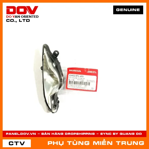CỤM CHÓA ĐÈN XI NHAN TRÁI HONDA CHÍNH HÃNG (MÃ: 33453KTLV01) — 33453KTLV01
