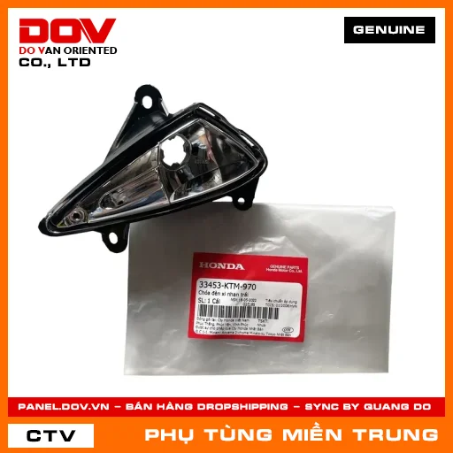 CHÓA ĐÈN XI NHAN TRÁI HONDA CHÍNH HÃNG (MÃ: 33453KTM970) — 33453KTM970