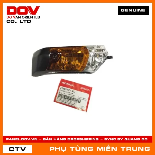 CHÓA ĐÈN XI NHAN TRÁI HONDA CHÍNH HÃNG (MÃ: 33456KFV951) — 33456KFV951