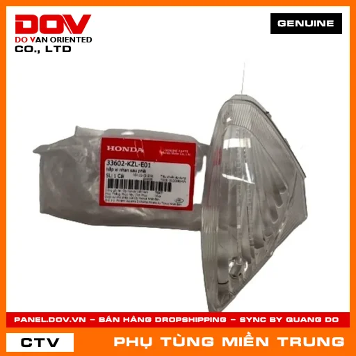 NẮP XI NHAN SAU PHẢI HONDA CHÍNH HÃNG (MÃ: 33602KZLE01) — 33602KZLE01