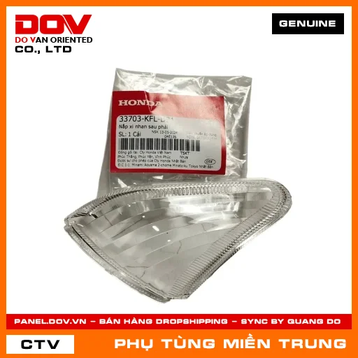 NẮP XI NHAN SAU PHẢI HONDA CHÍNH HÃNG (MÃ: 33703KFLD21) — 33703KFLD21