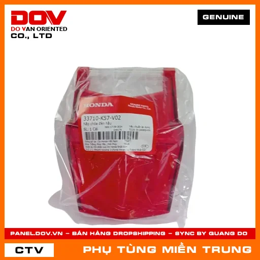 NẮP CHÓA ĐÈN HẬU HONDA CHÍNH HÃNG (MÃ: 33710K57V02) — 33710K57V02