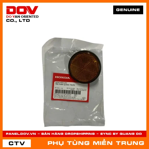 TẤM PHẢN QUANG TRƯỚC HONDA CHÍNH HÃNG (MÃ: 33741KTGU01) — 33741KTGU01