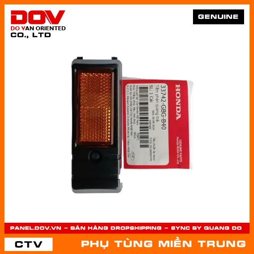 TẤM PHẢN QUANG TRÁI HONDA CHÍNH HÃNG (MÃ: 33742GBGB40) — 33742GBGB40