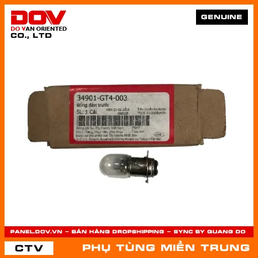 BÓNG ĐÈN TRƯỚC HONDA CHÍNH HÃNG (MÃ: 34901GT4003) — 34901GT4003
