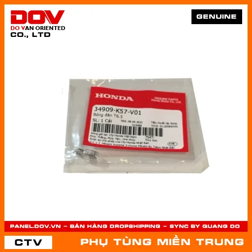 BÓNG ĐÈN T6.5 HONDA CHÍNH HÃNG (MÃ: 34909K57V01) — 34909K57V01