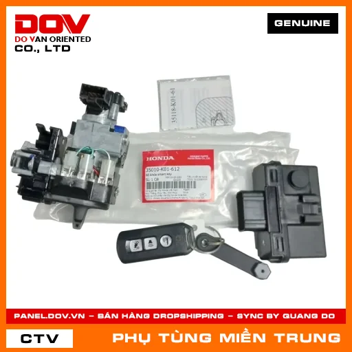 BỘ KHÓA SMART KEY HONDA CHÍNH HÃNG (MÃ: 35010K01612) — 35010K01612