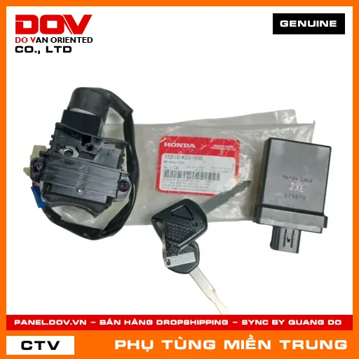 BỘ KHÓA ĐIỆN HONDA CHÍNH HÃNG (MÃ: 35010K01900) — 35010K01900