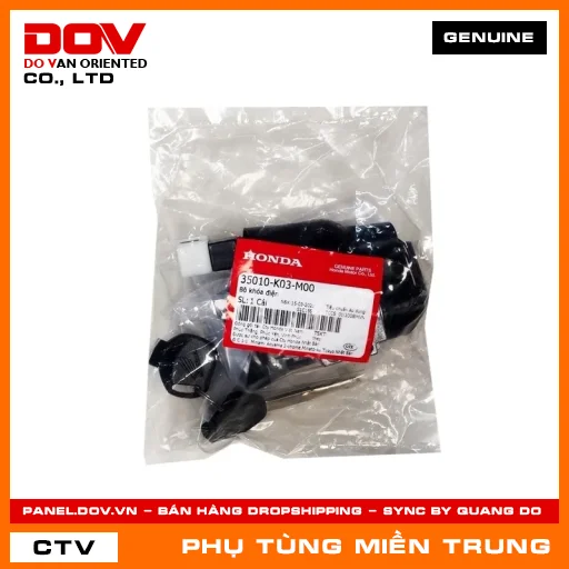 BỘ KHÓA ĐIỆN HONDA CHÍNH HÃNG (MÃ: 35010K03M00) — 35010K03M00