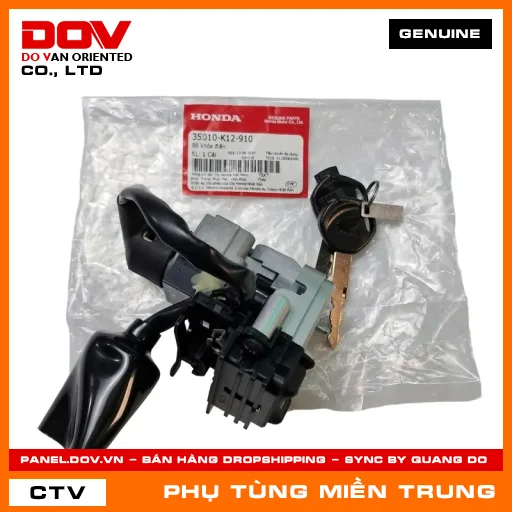 BỘ KHÓA ĐIỆN HONDA CHÍNH HÃNG (MÃ: 35010K12910) — 35010K12910