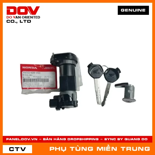 BỘ KHÓA ĐIỆN HONDA CHÍNH HÃNG (MÃ: 35010K89V00) — 35010K89V00