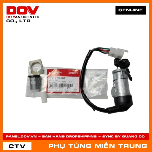 BỘ KHÓA ĐIỆN HONDA CHÍNH HÃNG (MÃ: 35010KFLD00) — 35010KFLD00