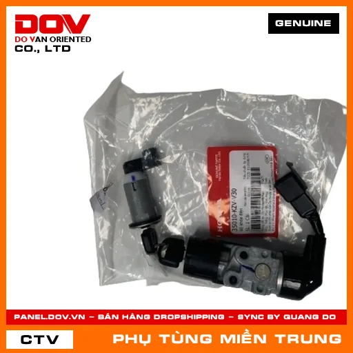 BỘ KHÓA ĐIỆN HONDA CHÍNH HÃNG (MÃ: 35010KZVV30) — 35010KZVV30