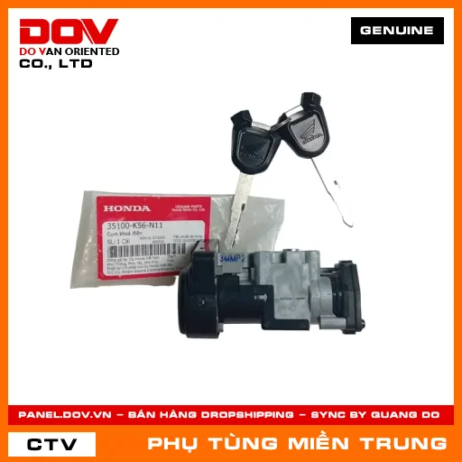 CỤM KHOÁ ĐIỆN HONDA CHÍNH HÃNG (MÃ: 35100K56N11) — 35100K56N11