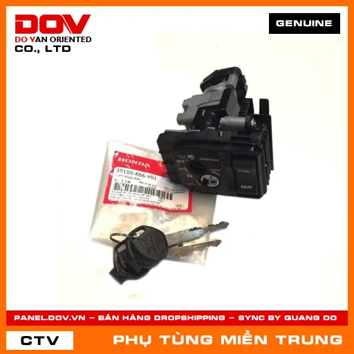 CỤM KHOÁ ĐIỆN HONDA CHÍNH HÃNG (MÃ: 35100K66V01) — 35100K66V01