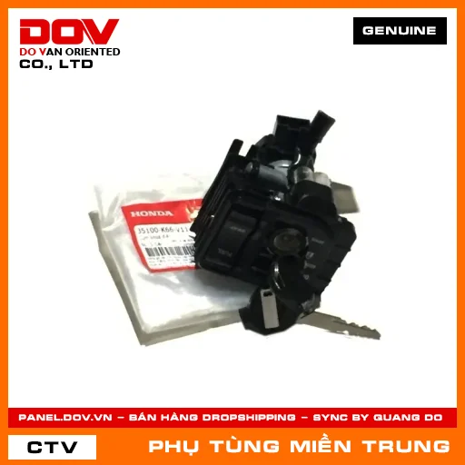 CỤM KHOÁ ĐIỆN HONDA CHÍNH HÃNG (MÃ: 35100K66V11) — 35100K66V11