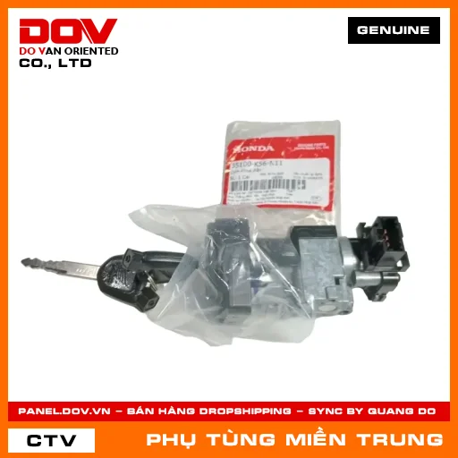CỤM KHOÁ ĐIỆN HONDA CHÍNH HÃNG (MÃ: 35100KTL680) — 35100KTL680