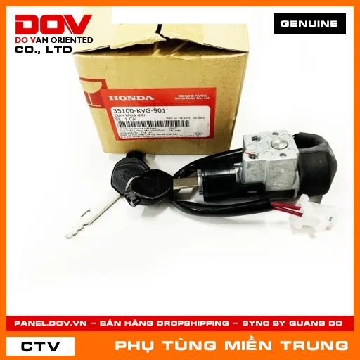 CỤM KHOÁ ĐIỆN HONDA CHÍNH HÃNG (MÃ: 35100KVG901) — 35100KVG901