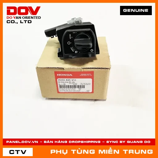 BỘ KHÓA CÔNG TẮC MÁY HONDA CHÍNH HÃNG (MÃ: 35101K2CV11) — 35101K2CV11