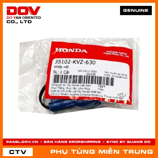 KHỚP NỐI HONDA CHÍNH HÃNG (MÃ: 35102KVZ630) — 35102KVZ630