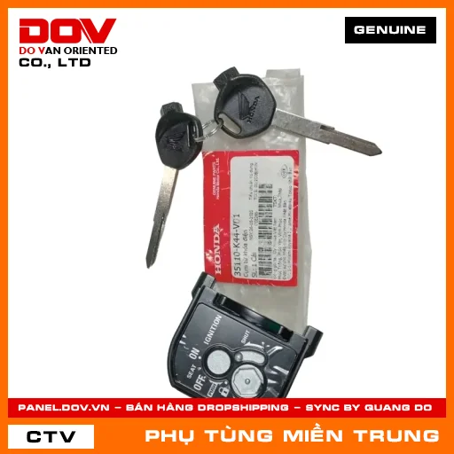 CỤM TỪ KHÓA ĐIỆN HONDA CHÍNH HÃNG (MÃ: 35110K44V01) — 35110K44V01