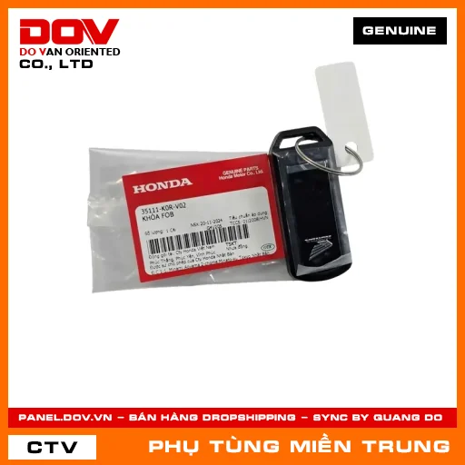 KHÓA FOB HONDA CHÍNH HÃNG (MÃ: 35111K0RV02) — 35111K0RV02