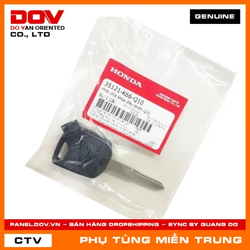 PHÔI CHÌA KHÓA ĐIỀU KHIỂN Q10 HONDA CHÍNH HÃNG (MÃ: 35121K66Q10) — 35121K66Q10