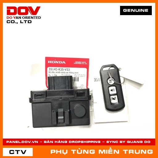 BỘ ĐIỀU KHIỂN KHÓA XE THÔNG MINH HONDA CHÍNH HÃNG (MÃ: 35140K35V33) — 35140K35V33