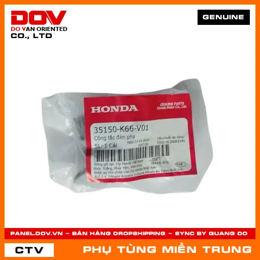 CÔNG TẮC ĐÈN PHA HONDA CHÍNH HÃNG (MÃ: 35150K66V01) — 35150K66V01