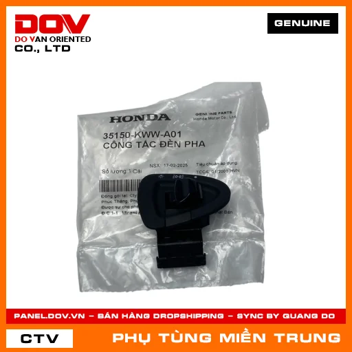 CÔNG TẮC ĐÈN PHA HONDA CHÍNH HÃNG (MÃ: 35150KWWA01) — 35150KWWA01